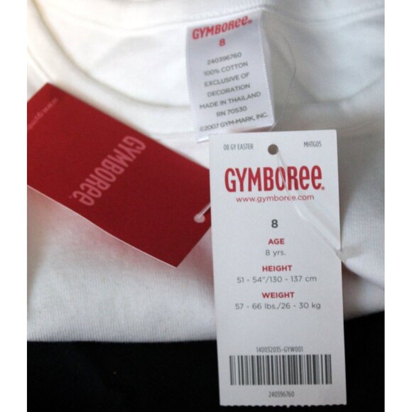 2008 Gymboree Ice Cream Social Easter Tank Top sz 8 NWT Girls Rhinestone Bow - Picture 7 of 8